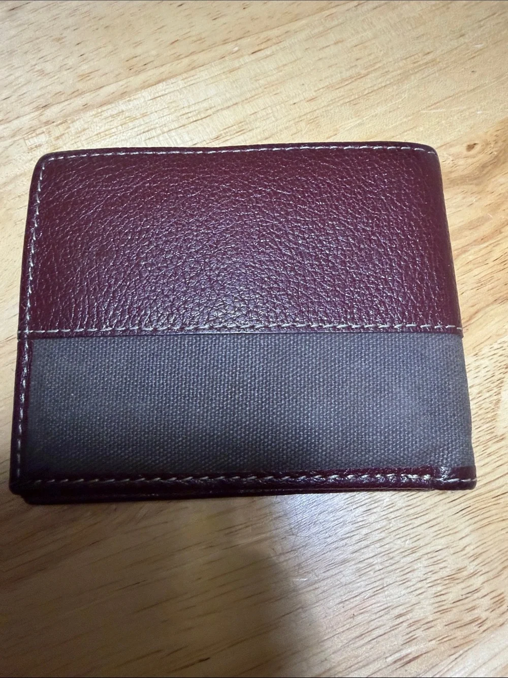 Timberland orange and brown Bi-Fold Wallet with Brown Logo Patch